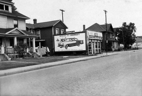 Chevy Billboard, South Broadway 1957